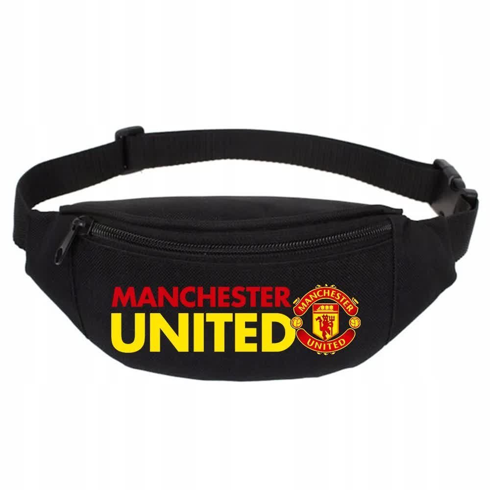 SPORTOWA NERKA CZARNA Biodrowa Dla Fana Piłki Nożnej MANCHESTER UNITED Wz
