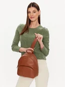 Plecaki - Liu Jo Plecak Ecs M Backpack AA3256 E0086 Brązowy - miniaturka - grafika 1