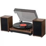 Gramofony - MUSE MT-108 BT Czarno-brązowy - miniaturka - grafika 1