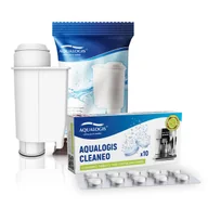 Akcesoria i części do ekspresów do kawy - Zestaw Gaggia Aqualogis AL-Inte+, Tabletki Cleaneo 10 szt. - miniaturka - grafika 1