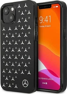 Mercedes Mercedes MEHCP13SESPBK iPhone 13 mini 5,4" czarny/black hardcase Silver Stars Pattern - Etui i futerały do telefonów - miniaturka - grafika 1