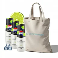 Syropy i koncentraty owocowe - Zestaw Syrop do wody SodaStream PEPSI LIME Zero 3x440 ml + Torba - miniaturka - grafika 1