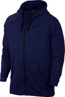 Bluzy męskie - Nike Bluza męska Dry Hoodie Fz Fleece granatowa r. 2XL 860465 492 - miniaturka - grafika 1