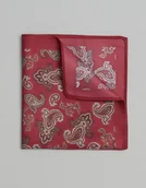 Krawaty i muchy męskie - poszetka classico pc11 czerwona - miniaturka - grafika 1