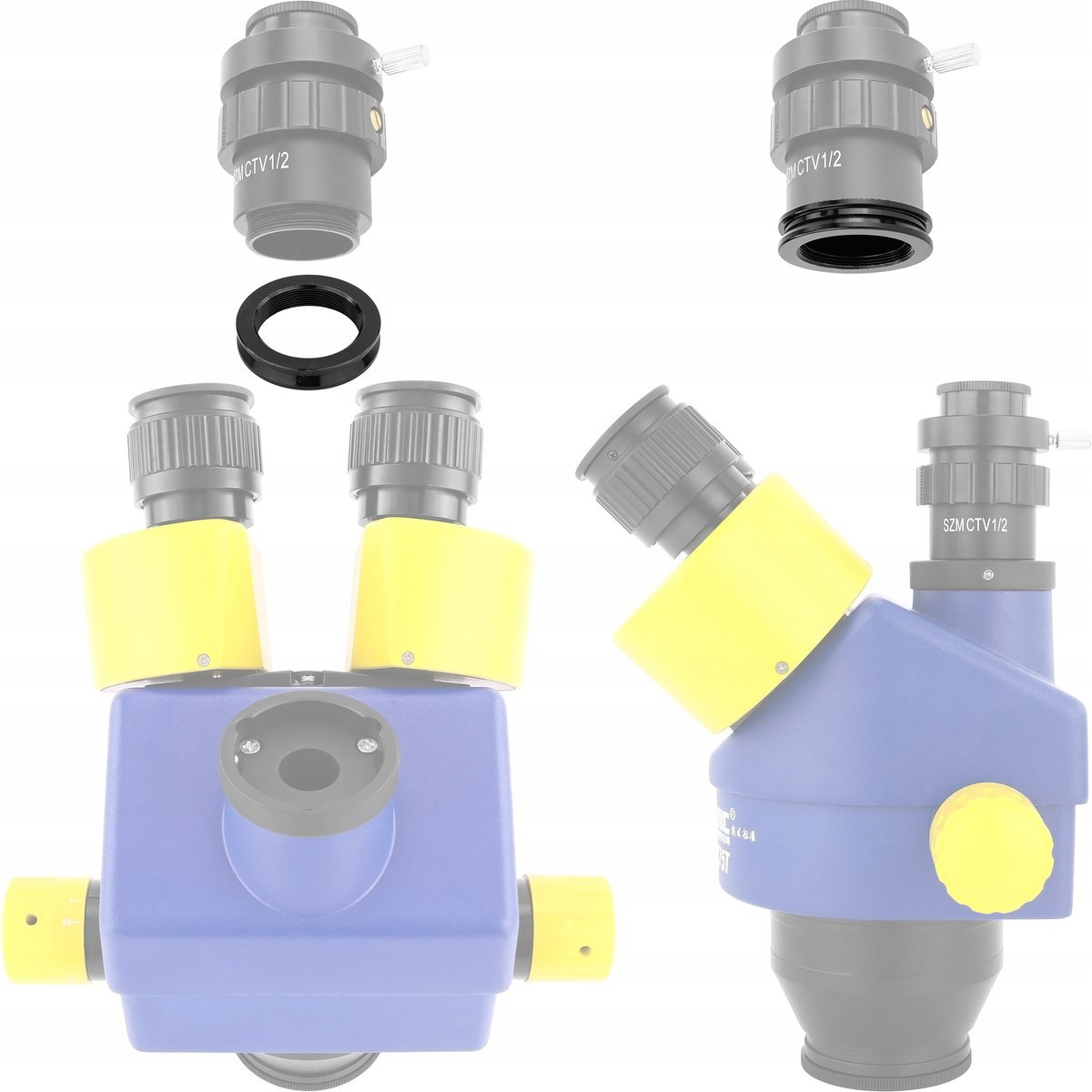 PIERŚCIEŃ KONWERTER NA ADAPTER DO KAMER MIKROSKOPÓW STEREOSKOPOWYCH