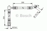 Przewody hamulcowe - Bosch Przewód hamulcowy giętki BOSCH 1987481486 1987481486 - miniaturka - grafika 1