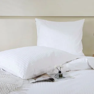 Poszewka satynowa 40x60 cm Biała - Bawełna 100%, Elegancka i Odporna na Zagniecenia - Poszewki na poduszki Poszewka satynowa 40x60 cm Biała - Bawełna 100%, Elegancka i Odporna na Zagniecenia - Poszewki na poduszki - miniaturka - grafika 1