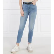 Spodnie damskie - CALVIN KLEIN JEANS Jeansy | Mom Fit - miniaturka - grafika 1