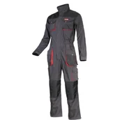 Odzież robocza - LAHTI PRO KOMBINEZON GRAFIT.-CZERW., "L (52)", CE, LAHTI L4150352 [13427641] - miniaturka - grafika 1