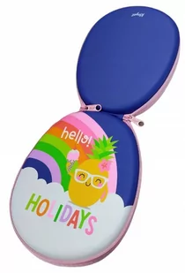Piórnik szkolny z wyposażeniem owal HOLIDAYS KAYET - Piórniki - miniaturka - grafika 1
