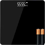 Wagi łazienkowe - Waga Łazienkowa Elektroniczna Szklana Led Slim Precyzyjna 180 Kg Baterie - miniaturka - grafika 1