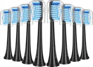 Końcówki do szczoteczek elektrycznych - WYMIENNE GŁÓWKI DO SZCZOTECZKI ELEKTRYCZNEJ PHILIPS CZARNE ZESTAW 8 SZTUK - miniaturka - grafika 1