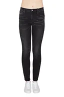 Spodnie damskie - Armani Exchange J69 Lift Up dżinsy damskie, czarny denim, 33 - miniaturka - grafika 1