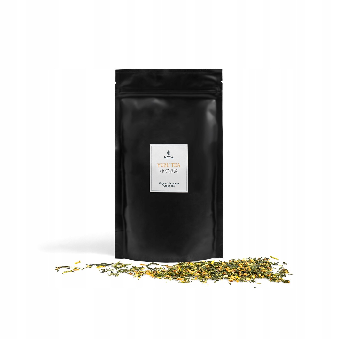 Moya Yuzu Tea organiczna japońska zielona herbata liściasta 250g