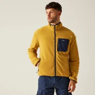 Bluzy sportowe męskie - Regatta Polar męski rozsuwany Frankie Żółty, Rozmiar: 3XL - miniaturka - grafika 1