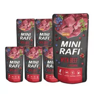 Mokra karma dla psów - DOLINA NOTECI Mini Rafi z wołowiną 10x150g - miniaturka - grafika 1