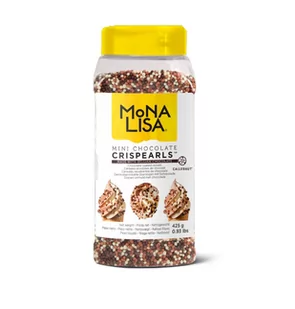 Mona Lisa Crispearls MINIMIX Crispearls Mini Barista herbatnik w czekoladzie 425g - Dodatki do ciast w proszku - miniaturka - grafika 1