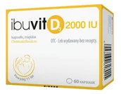 Witaminy i minerały - Polpharma Ibuvit D3 2000 IU 60 kapsułek 3703142 - miniaturka - grafika 1
