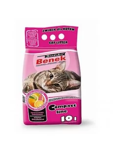 Benek Super Compact Zapachowy Cytrusowa Świeżość (różowy) 10L MS_14926 - Żwirek dla kotów - miniaturka - grafika 1