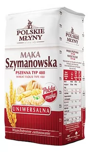Polskie Młyny Mąka szymanowska pszenna typ 480 - Mąka - miniaturka - grafika 1