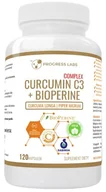Witaminy i minerały - Progress Labs, Curcumin C3 Complex 500mg Bioperine 10mg, 120 Kaps. - miniaturka - grafika 1