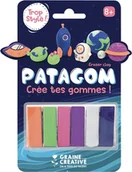 Zabawki kreatywne - Kosmos Graine Creative Graine Creative Masa do tworzenia gumek 6x25g GC-262411 - miniaturka - grafika 1