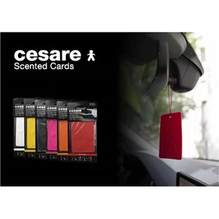 Mr&Mrs Cesare Scented card JCESTES006 Scent for Car Peppermint Floral-Fruit EVA Red JCESTES006 - Zapachy samochodowe - miniaturka - grafika 1