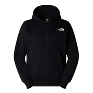Bluzy sportowe męskie - Bluza The North Face Simple Dome Full Zip 0A89FDJK31 - czarna - miniaturka - grafika 1