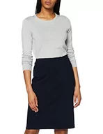 Spódnice - Gerry Weber Damska wąska spódnica w kratkę, spódnica w kratkę, do kolan, granatowy, XS - miniaturka - grafika 1