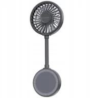 Gadżety USB - Wiatrak ręczny USAMS LiFE LU02 czarny - miniaturka - grafika 1