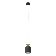 Lampy sufitowe - Target lampa wisząca 1xE27 czarna/złota 1400/1 - miniaturka - grafika 1
