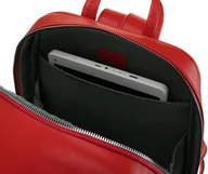 Plecaki - Sztywny, pakowny plecak damski z eko skóry, kieszeń na tablet David Jones - miniaturka - grafika 1