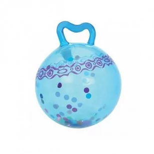 B.Toys NIEBIESKA PIŁKA do skakania z kulkami hop n'glow BX1511 - Skoczki dla dzieci - miniaturka - grafika 1