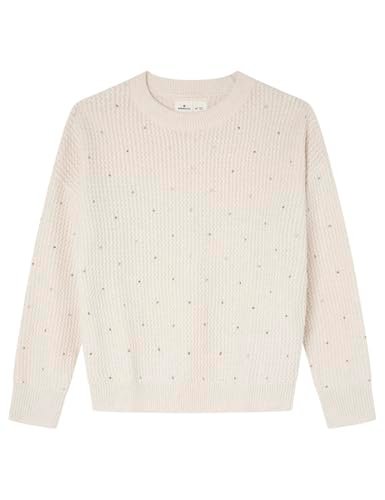Springfield Sweter damski, biały nadruk, XL