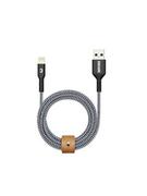 Kable USB - Kevlarowy przewód Zendure SuperCord Lightning (1m), Wybierz kolor: Czarny - miniaturka - grafika 1