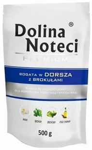 Dolina Noteci Premium Dorsz Z Brokułami 10X500G - Mokra karma dla psów - miniaturka - grafika 1