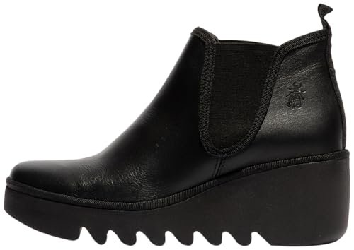 Fly London Damskie botki BYNE349FLY, czarne, 39 EU, Czarny, 36 EU