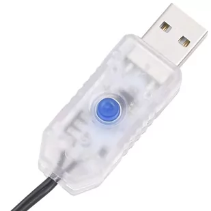 Lumarko Sznur lampek LED, 300 diod w kolorze ciepłej bieli, 30 m, PVC - Oświetlenie świąteczne - miniaturka - grafika 8