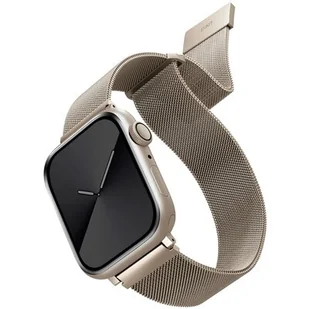 Pasek UNIQ Dante do Apple Watch 38/40/41mm Starlight DANSLGT - Akcesoria do smartwatchy - miniaturka - grafika 1