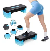 Steppery i stepy - Step do ćwiczeń aerobiku Fitness 3 stopnie - miniaturka - grafika 1