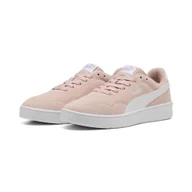 Buty trekkingowe damskie - Damskie sneakersy Court Lally z zamszu PUMA Rose Quartz White Pink - miniaturka - grafika 1