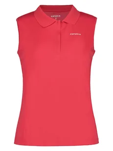 Icepeak Funkcyjna koszulka polo w kolorze czerwonym - Koszulki i topy damskie - miniaturka - grafika 1
