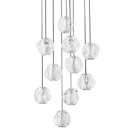 Lampy sufitowe - Wielopunktowa lampa wisząca CHEPEN LE44643 LED 48W 3000K czarny chrom - miniaturka - grafika 1