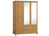 Dom i wnętrze OUTLET - OUTLET - Szafa sosnowa 3D nr6 S120 olcha - miniaturka - grafika 1