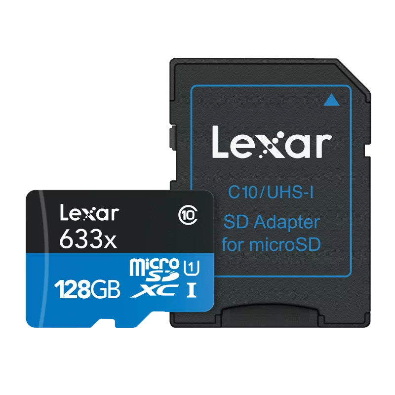 Lexar microSDXC UHS-I Card + Adapter - 128 GB