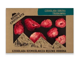 Beskid Chocolate | CIEMNA Z TRUSKAWKĄ 70g - Czekolada - miniaturka - grafika 1