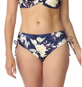 Stroje kąpielowe - Dół Bikini Triumph Botanical Leaf Midi r. 38/M Granat Figi Wiązane Liście - miniaturka - grafika 1