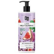 Balsamy i kremy do ciała - Oceanic FRUITS&HERBS Balsam do ciała figa i lawenda 500ml - miniaturka - grafika 1