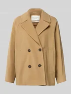 Płaszcze męskie - Kurtka wełniana o kroju regular fit z dwurzędową listwą guzikową - miniaturka - grafika 1