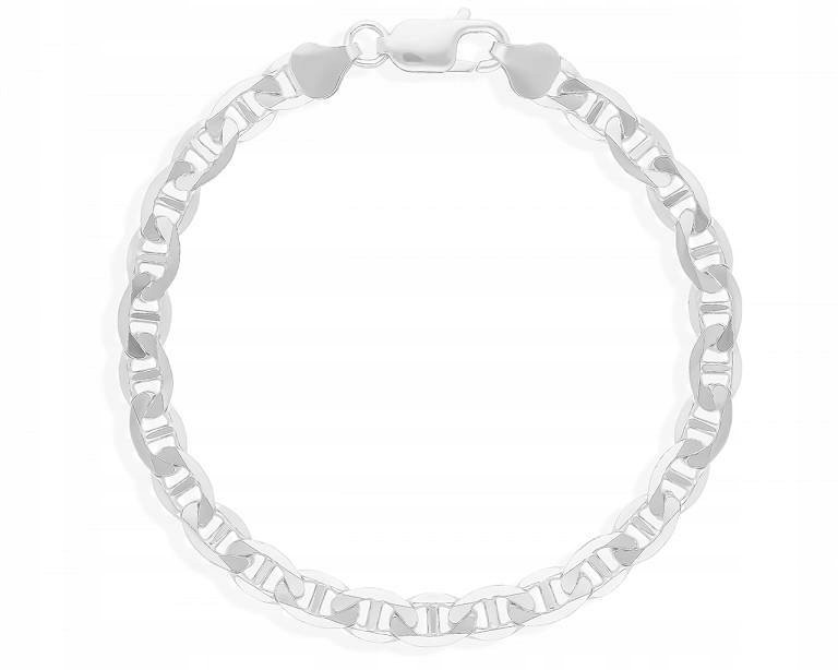 Bransoletka męska srebrna 925 Gucci szeroka dł. 22 cm